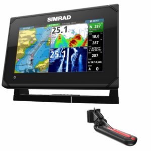 Simrad GO7 XSE Chartplotter and Fishfinder with TotalScan Transom Mount Transducer