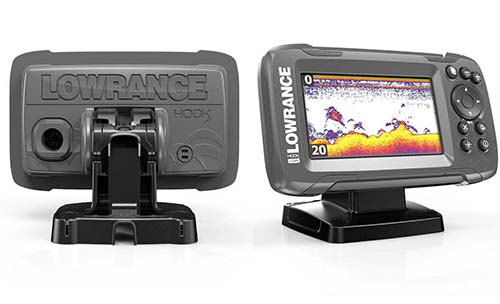 Lowrance HOOK2 Fish Finder with Bullet Transducer and GPS Plotter