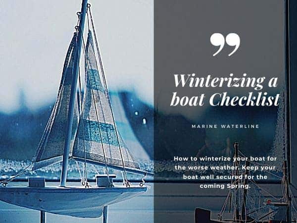 Winterizing A Boat Checklist